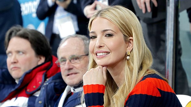 Olympijsk vtzstv americkch curler z hledit sledovala i dcera americkho prezidenta Ivanka Trumpov. (24. nora 2018)