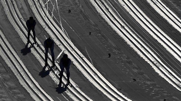 Bkyn na lych v olympijskm zvodu na 30 km. (25. nora 2018)