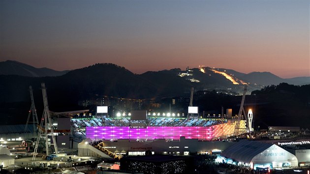 Slavnostn zakonen zimnch olympijskch her v jihokorejskm Pchjongchangu....