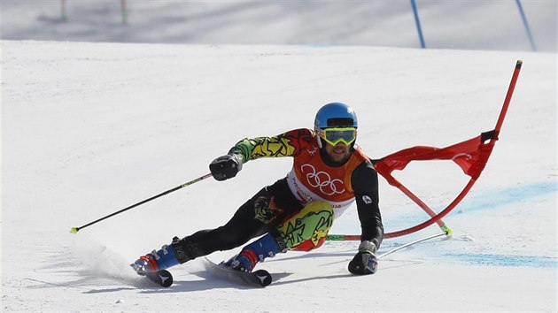 Simon Breitfuss Kammerlander na olympijskch hrch v Pchjongchangu.