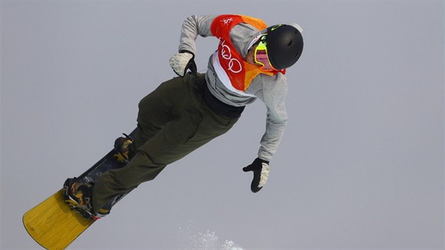 esk snowboardista Petr Hork na olympijskch hrch v Pchjongchangu.