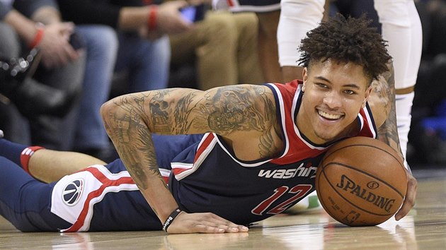 Kelly Oubre Jr. m dvod  smvu, jeho Washingtonu se proti Philadelphii dailo.