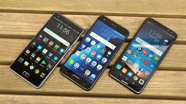 Asus Zenfone 4, BlackBerry Motion a Huawei Mate 10 Lite