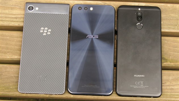 Asus Zenfone 4, BlackBerry Motion a Huawei Mate 10 Lite