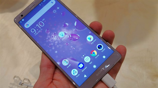 Sony Xperia XZ2 na veletrhu MWC v Barcelon