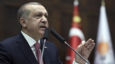 Turecký prezident Recep Tayyip Erdogana slíbil rychlé dobytí syrského Afrínu...