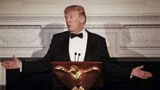 Donald Trump na setkání s americkými guvernéry v Bílém dom� (26. února 2018)