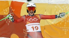 Velmi emotivní byla Lindsay Vonnová po svém posledním olympijském sjezdu.