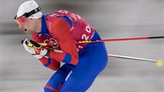 eský bec na lyích Martin Jak v týmovém sprintu dvojic dojel na 7. míst