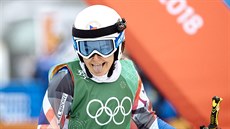 �eská ly�a�ka Nikol Ku�erová po osmifinálové jízd� olympijského skikrosu. (23....