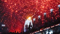 Slavnostní zakon�ení zimních olympijských her v jihokorejském Pchjong�changu....