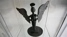 Jeden z návrh� student�, jak by kovaný and�l v zámeckém parku mohl vypadat.