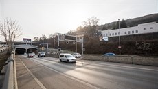 Radlická radiála se napojí na silnici u Zlíchovského tunelu. (21.2.2018)