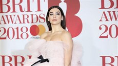Zpěvačka a modelka Dua Lipa na Brit Awards (Londýn, 21. února 2018)