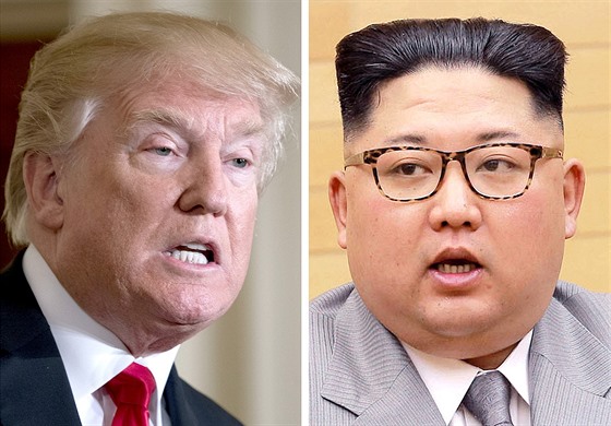 Americký prezident Donald Trump a severokorejský vdce Kim ong-un