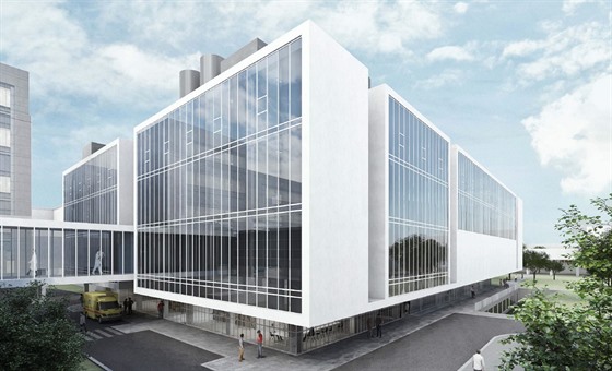 Vizualizace budovy centrálních operaních sál za zhruba 750 milion korun.