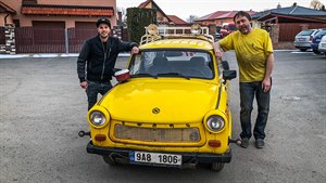 Dan Pibá a Trabant, který projel celý svt