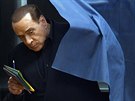 Silvio Berlusconi odvolil v Milán (4. bezna 2018)