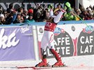 Rakouský sjezda Marcel Hirscher slaví vítzství ve slalomu v Krajnske Goe ve...