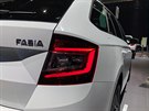 Škoda Fabia s novou tváří se představuje na autosalonu v Ženevě.