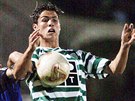 Hvzda Sportingu Lisabon Cristiano Ronaldo v ervenci 2003
