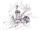 Skica pro revitalizaci geodetické věžičky na vrchu Ládví