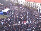 Demonstrace kvli situaci na Slovensku (9. bezna 2018)