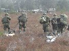 Vojáky hranického 71. mechanizovaného praporu ekal bhem tydenní mezinárodní...