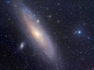 Velk mlhovina v Andromed je ob galaxie s katalogovm oznaenm M31. Foceno...
