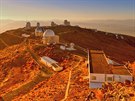 Observato ESO na La Siila v Chile pi zpadu Slunce