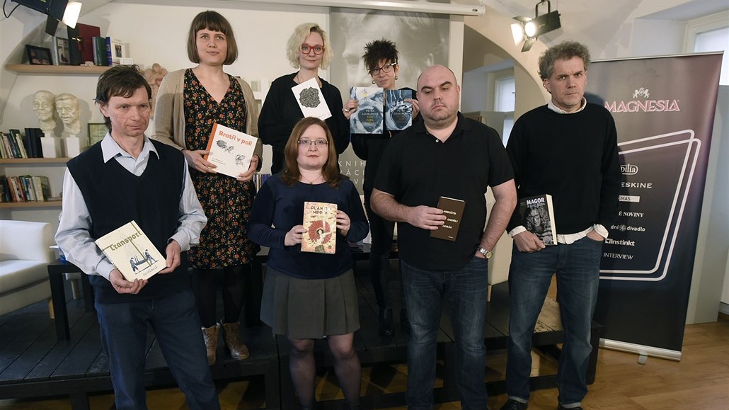 �ást nominovaných autor� na kni�ní ceny Magnesia Litery (6. b�ezna 2018)