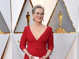 Meryl Streepová na Oscarech (Los Angeles, 4. bezna 2018)