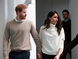 Princ Harry a Meghan Markle (Birmingham, 8. bezna 2018)
