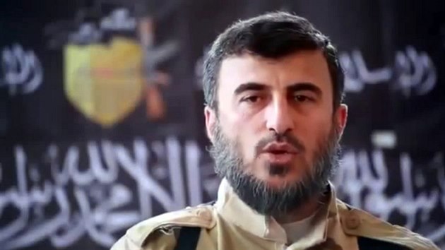 Bývalý vůdce Armády islámu Zahrán Allúš (25. července 2013)