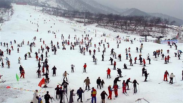 Jihočínské lyžařské středisko Si-ling je nejluxusnějším lyžařským centrem v zemi.