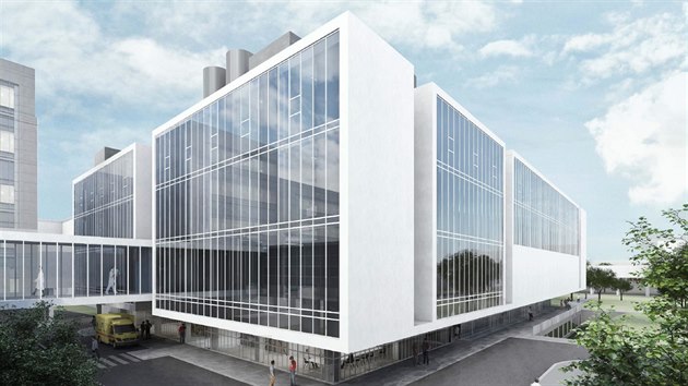 Vizualizace budovy centrlnch operanch sl za zhruba 750 milion korun.