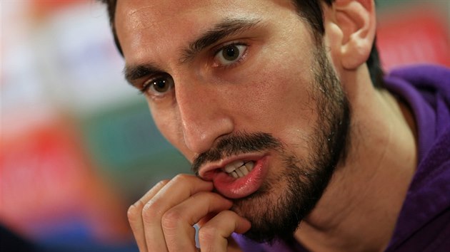 Davide Astori na tiskov konferenci