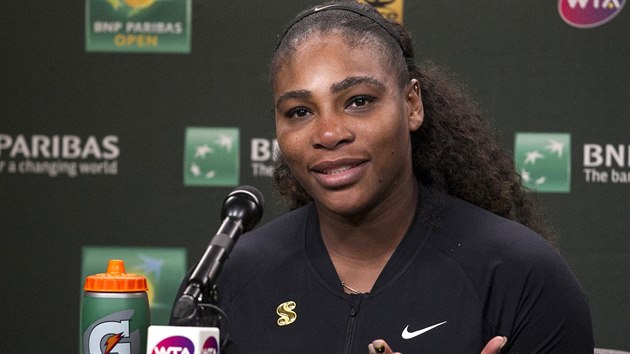 Serena Williamsov na turnaji v Indian Wells