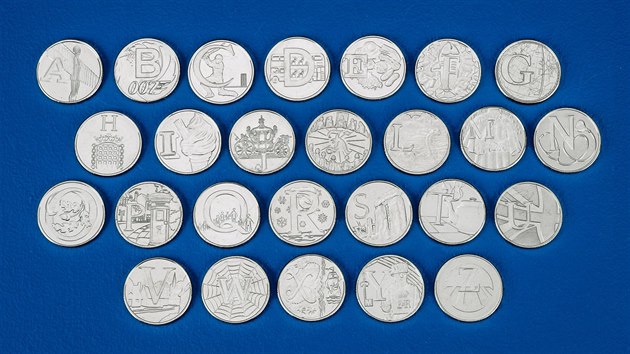 Nová podoba deseticentových mincí, které mají symbolizovat každodenní britský život.