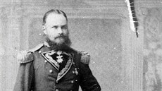 Jeden z len hrabcího rodu - Jindich Larisch-Mönnich (1850-1918)