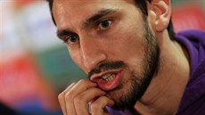 Davide Astori na tiskové konferenci