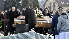 Poslední rozloučení se zavražděným slovenským novinářem Jánem Kuciakem proběhlo...