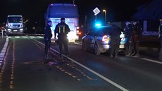Autobus v Praze srazil chodce (3. bezna 2018).