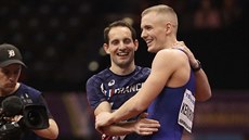 Renaud Lavillenie po úspném pokusu