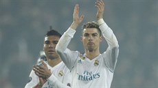DÍKY! Cristiano Ronaldo a Casemiro po postupu do čtvrtfinále Ligy mistrů...
