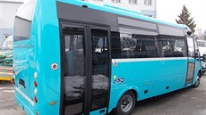 Minibus, který bude zajídt do centra msta i k planetáriu.