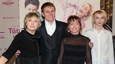 Eliška Balzerová, Jiří Vejdělek, Tatiana Vilhelmová a Jana Plodková na premiéře...