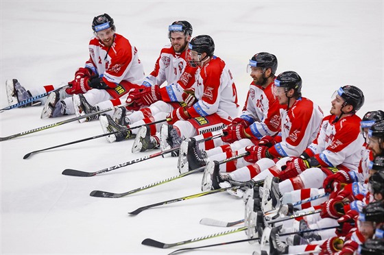 Hokejisté Olomouce slaví výhru