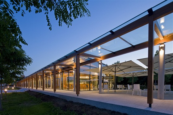 Nové Kongresové centrum hotelu Spa Resort Lednice navrhl architekt Martin...