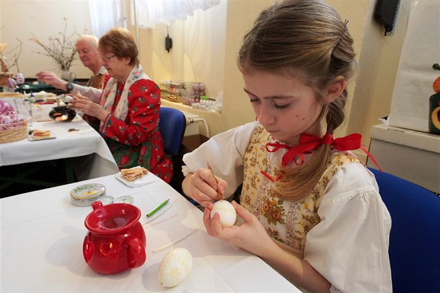 V�stava kraslic se kon� od �tvrtka do ned�le v mal�m s�le Domu kultury Kraslice...